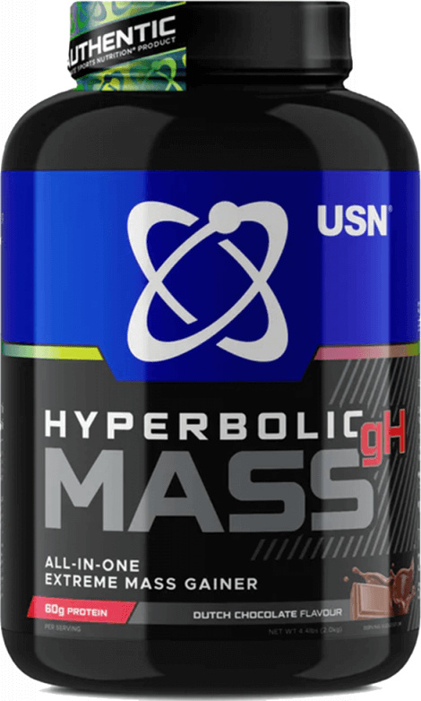 USN Hyperbolic All in One Mass (2000g) Chocolate - Gewichtszunahme - Mit Kreatin SMUS041