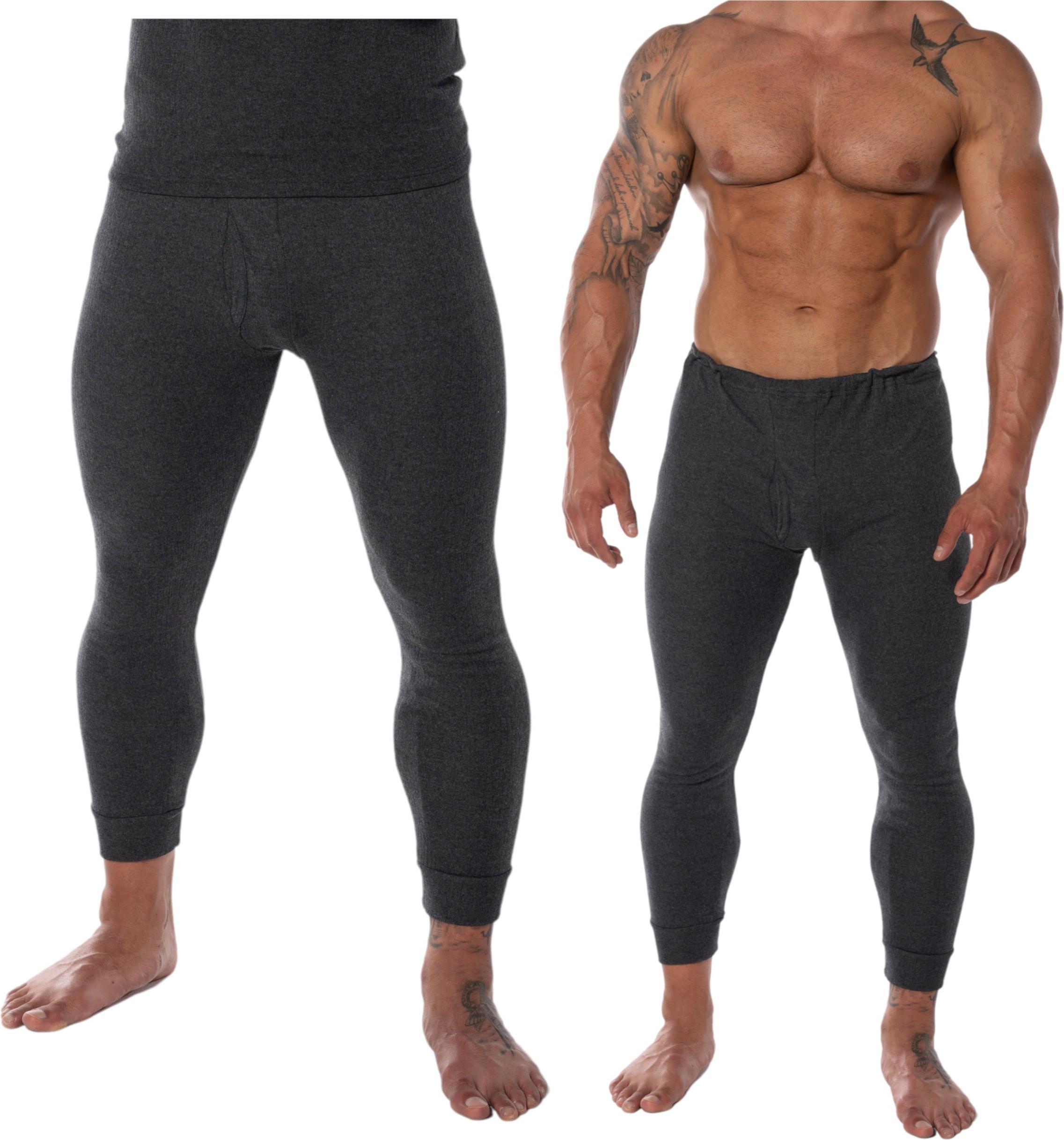 POLNISCHE PRODUKTION Polnische Herren-Unterhose, warm, Baumwolle, lang, 4XL, 188 cm