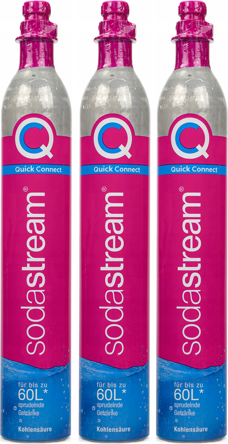 Náhradná fľaša SodaStream CO2 QuickConnect 3x425g Terra Duo Art