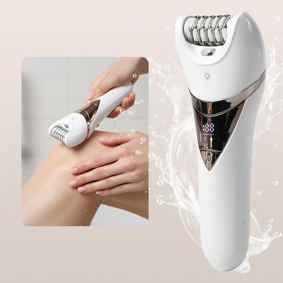 Dopwii 2-in-1 elektrischer Epilierer für Damen, kombiniert Rasieren und Epilieren für verschiedene Körperbereiche KAUF-TRAD-HC2230-018