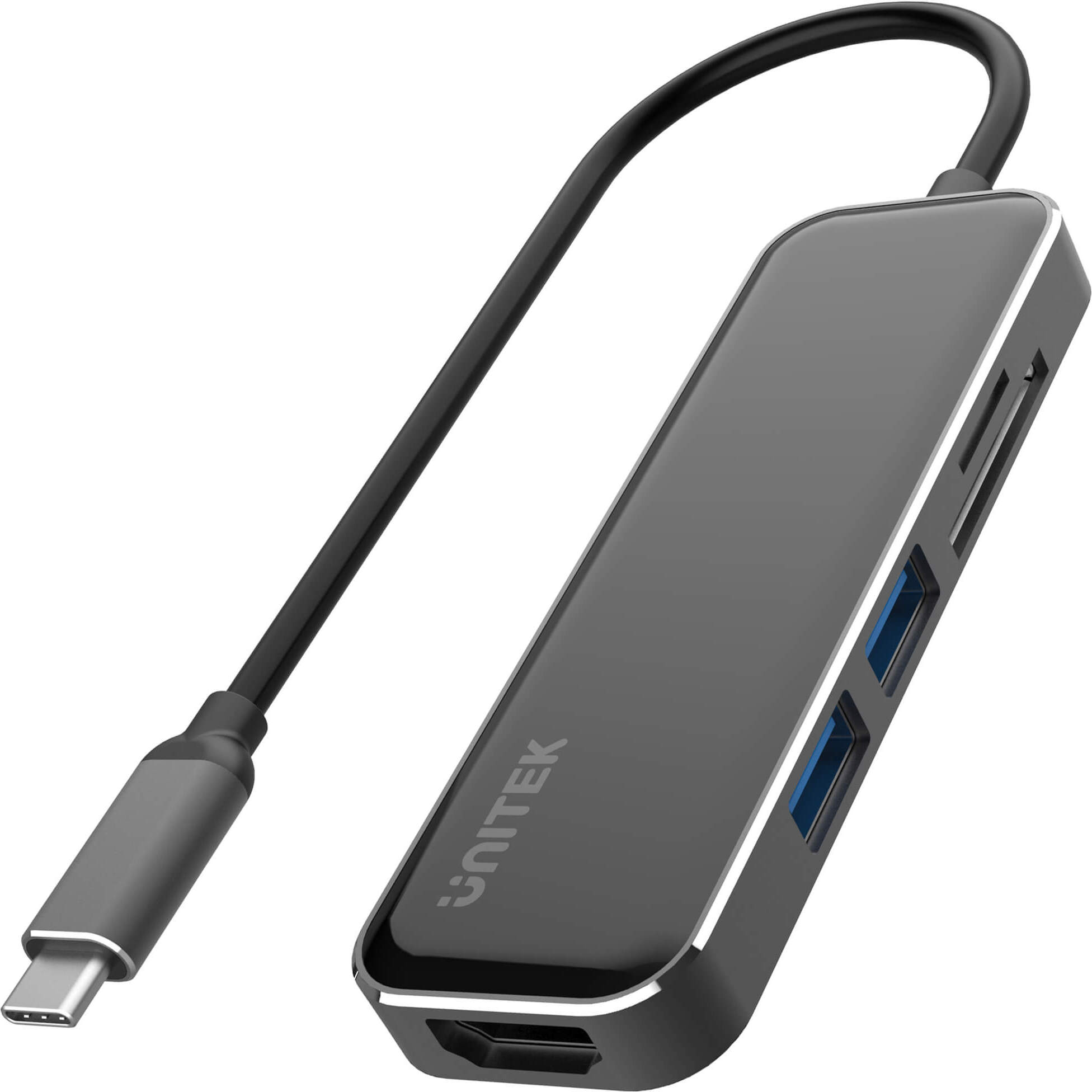 Unitek Hub Usb 2 X Usb 3.1,Sd Čítačka,Hdmi, D1036A