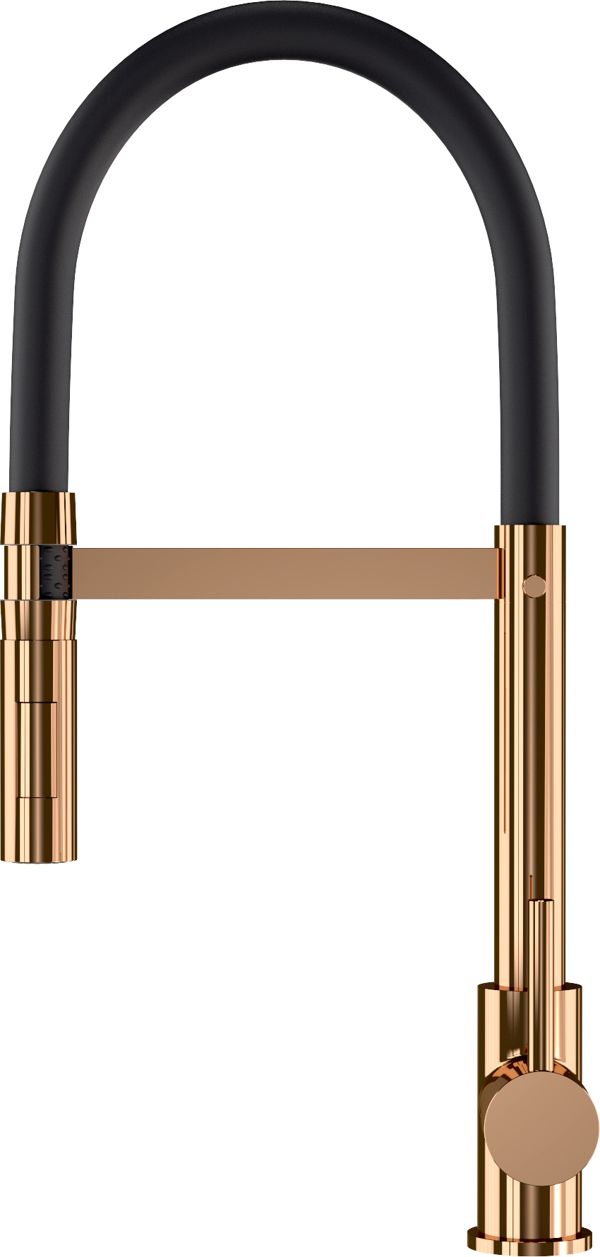 Küchenarmatur Flexibler Auslauf Rose Gold Für Spüle Vento Küchenarmatur