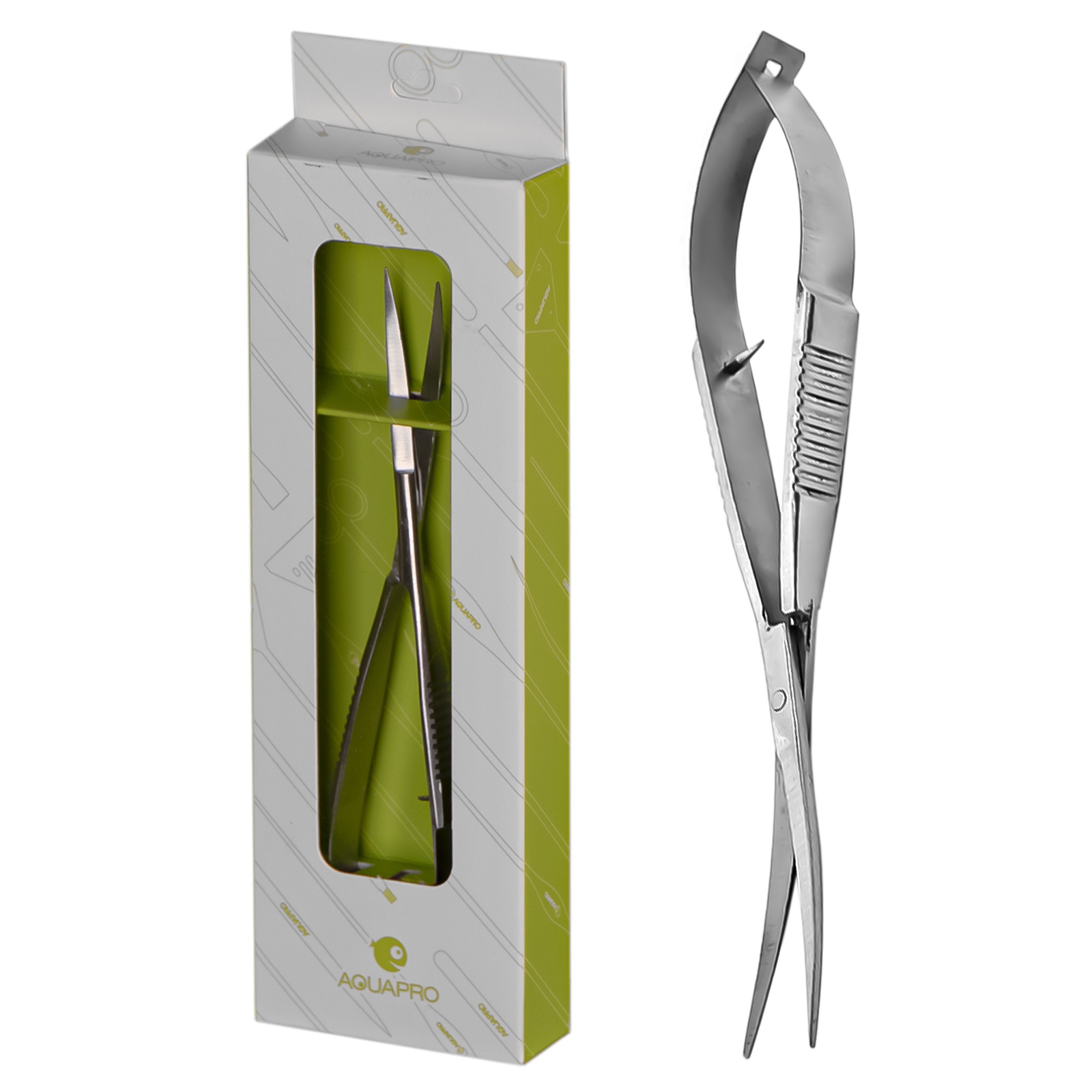 Aquapro - Gebogene Aquarienschere 16Cm für Terrarien-Aquarien