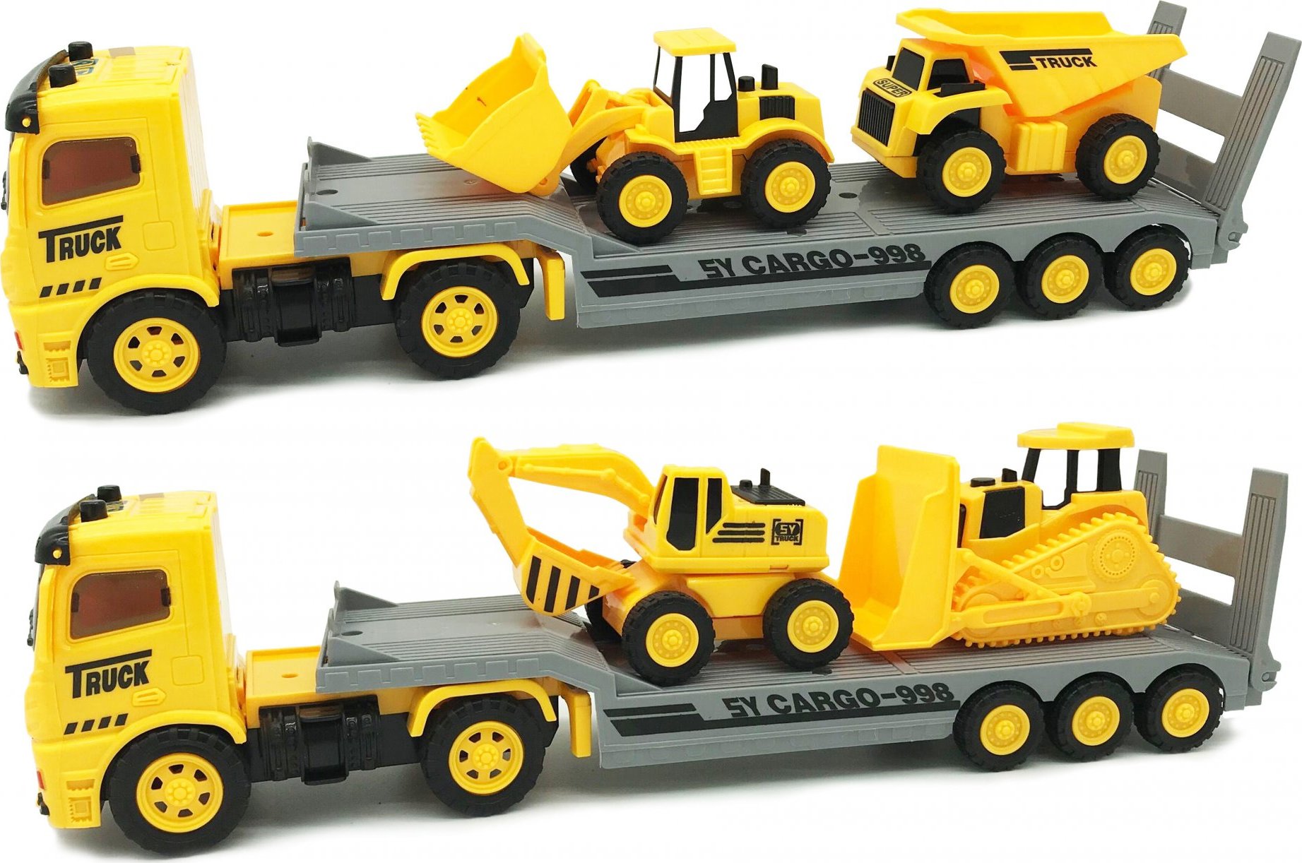 Wiky Auto - Traktor mit Baumaschinen 36 cm