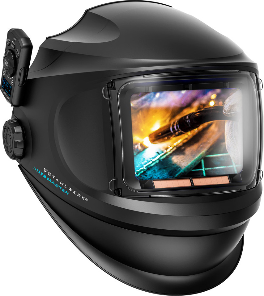 StartPro Schweißerhelm Mit Automatischer Verdunkelung – Großes Sichtfeld, Echtfarbe, DIN 4/5-9/9-13, 4 Sensoren