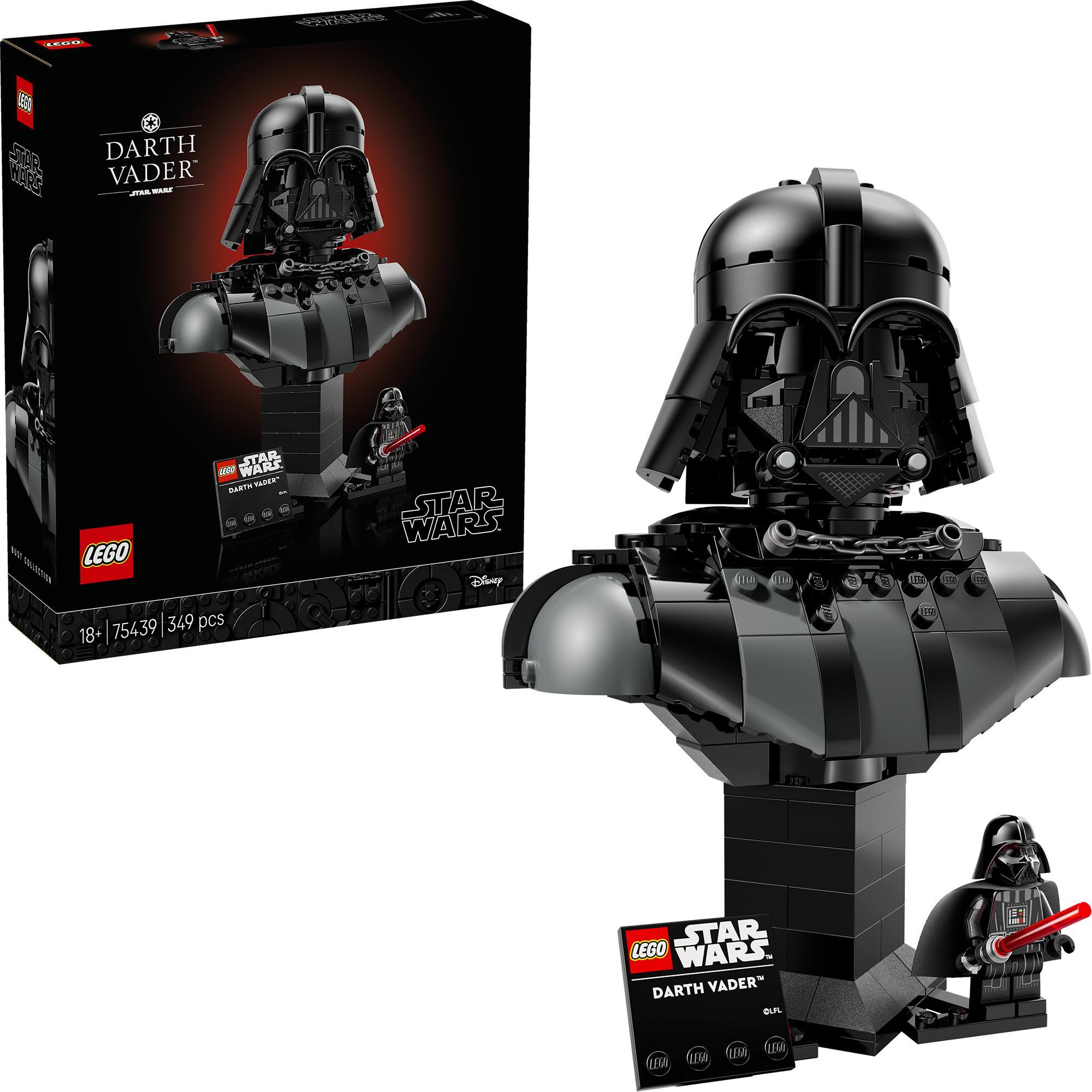 LEGO Star Wars Busta Darth Vadera, Stavebnica, 18 rok / roky, Plast, 349 kusov, 478 g