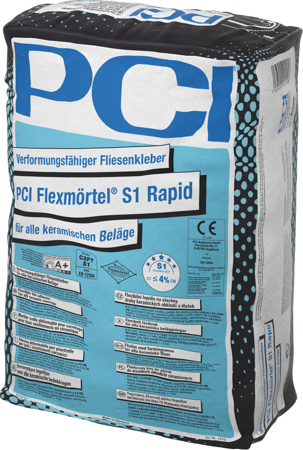 PCI Flexmörtel S1 Rapid 20kg grau 1572