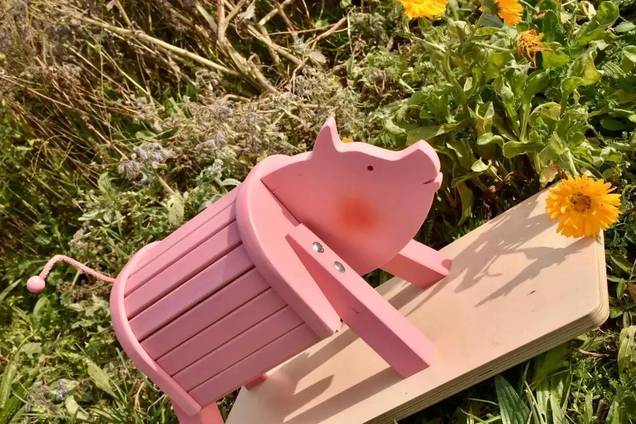 Rülke Kleines Reitferkel - Reittier aus Holz 50211