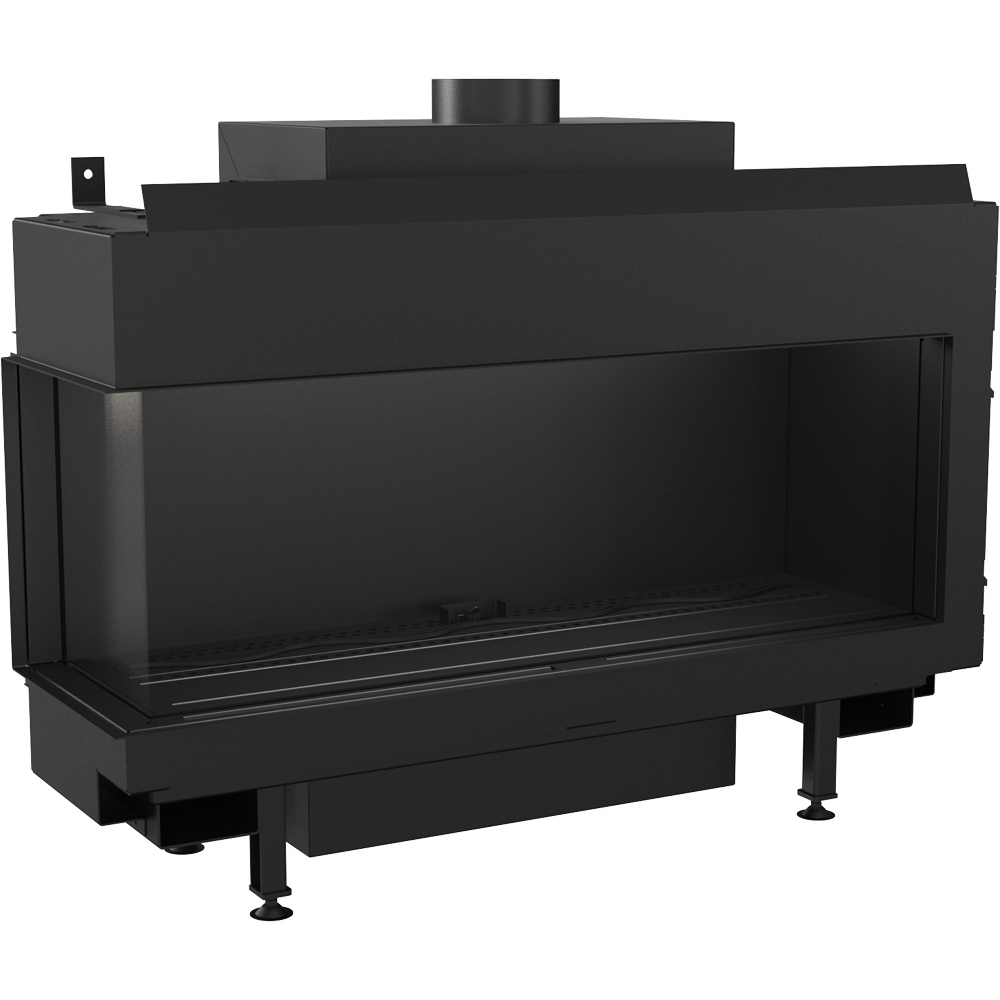 Plynový krb LEO 100 ľavý zemný plyn (NG) ∅ 100/150 9 kW