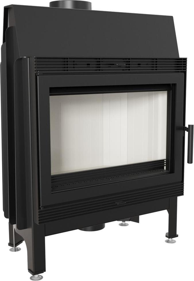 Kamineinsatz aus Stahl KRATKI BLANKA 11 kW Ø 180 BLANKA/670/570