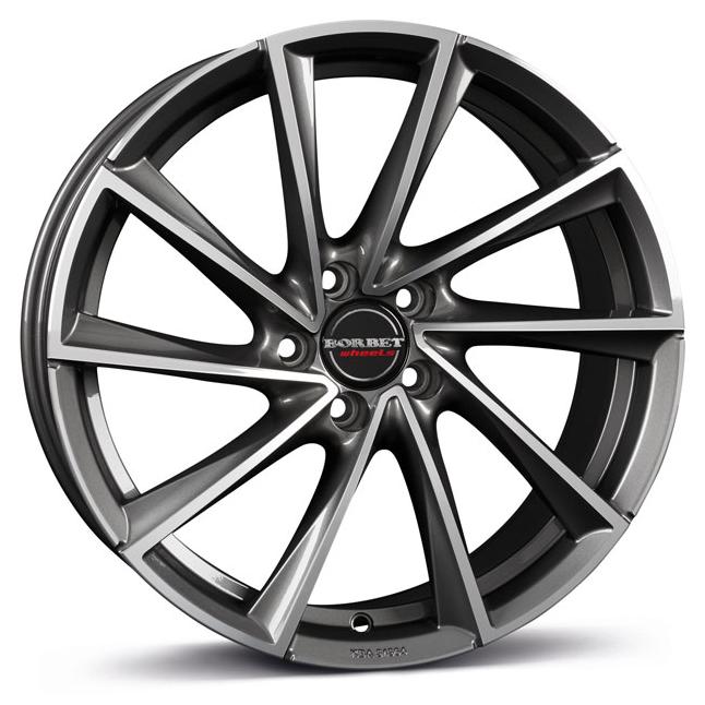 Borbet Felge VTX 9.5x19 ET51 5x112 GRAPP für Mercedes A C CLA E-Klasse PlugIn E-Klasse T-Modell PlugIn E EQA E5x112 GRAPP für Mercedes A C VTX 95951112566,5GP