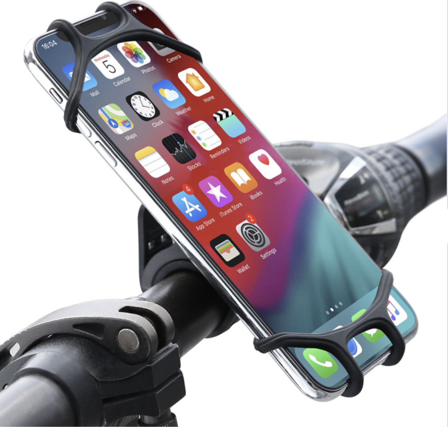 Fahrrad Halterung Handy Smartphone Motorrad Tasche e-Bike Halter bis 6.5 Zoll 
