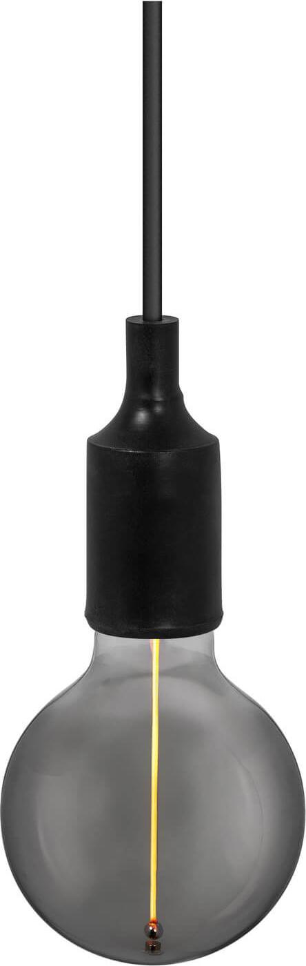 LEDVANCE Vintage 1906 Pendelleuchte BELL E27, schwarz, max. 15W LED, E27 Sockel, trichterfrmiger Baldachin, Innenraum-Pendelleuchte, Kombination mit 1906 Vintage- oder smarten Lampen AC47714