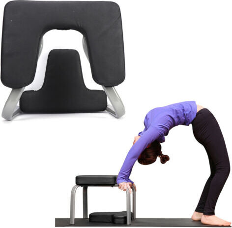 GreatDEshop2021 Yogahocker Kopfstandhocker Kopfstand Yogastuhl Sport Fitness Trainingsstuhl Yoga Kopfstandbank SP-MLLCR-015 WN