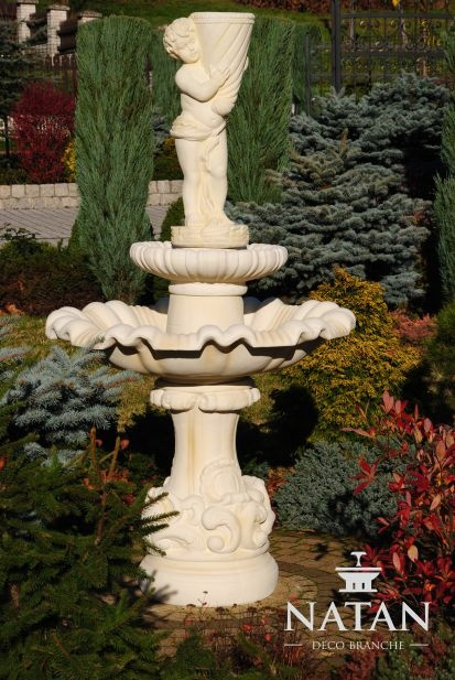 AEA Springbrunnen Garten Teich Brunnen Steinbrunnen Gartenbrunnen Stein Fontaine JVM4062292043185