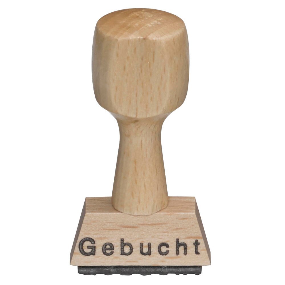Neutral 3rd Party Textstempel"Gebucht" L250