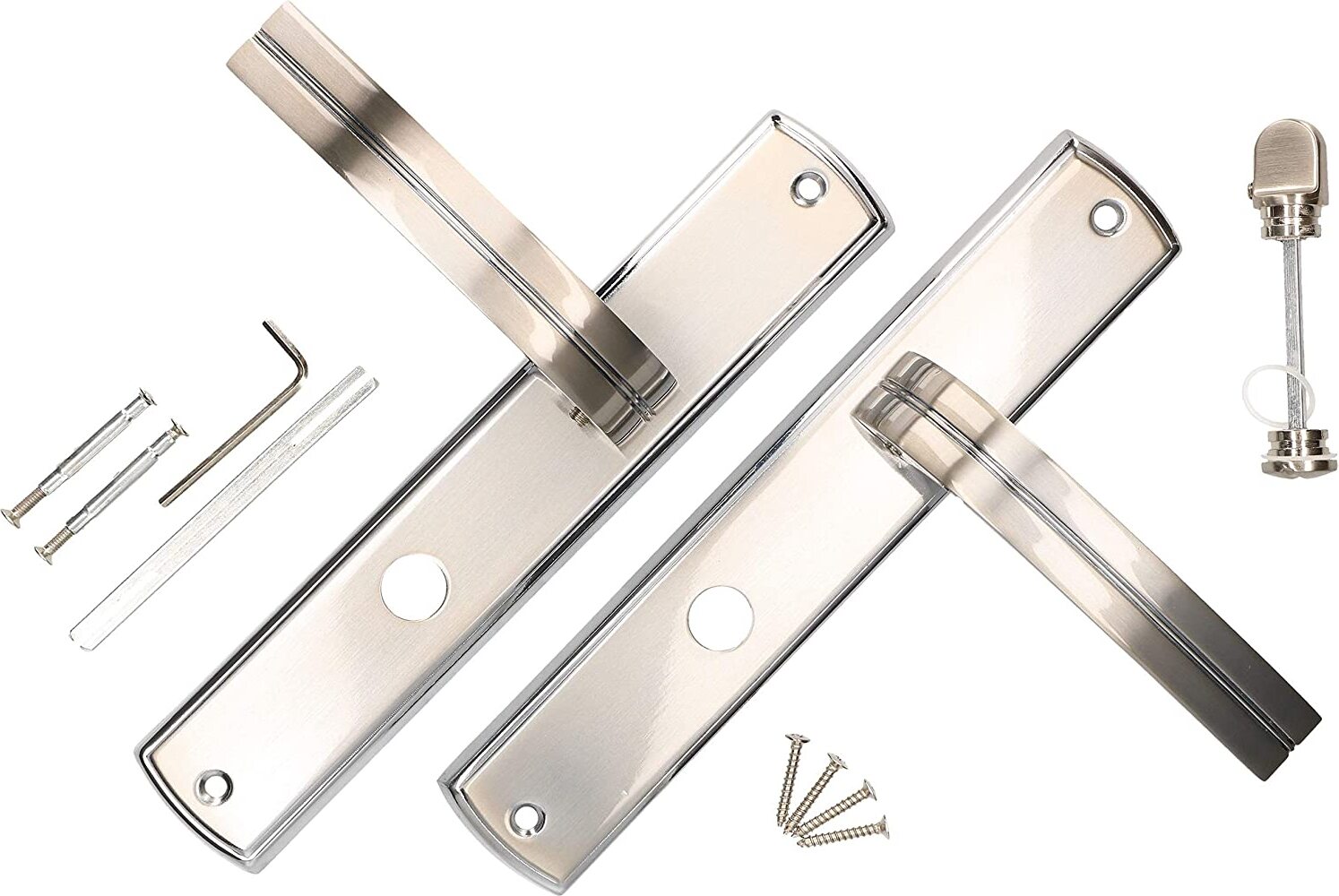 Maniglia Per Porta Polare Manital In Acciaio Con Rosetta Tonda - Foto 11