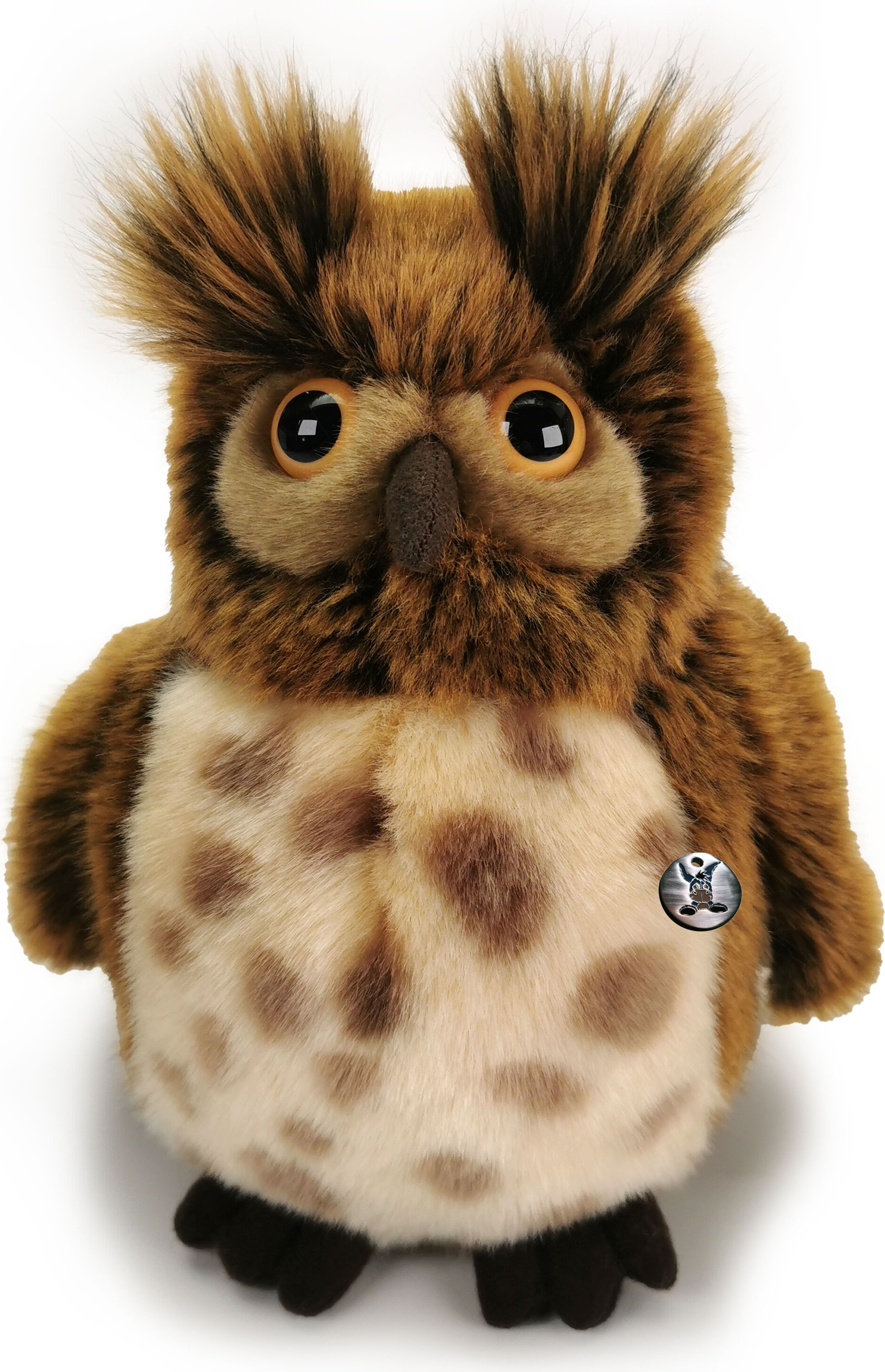 Kuscheltiere*biz Eule Kuscheltier Vogel Ohreule Uhu Kauz Plüschtier SJARD KT531414