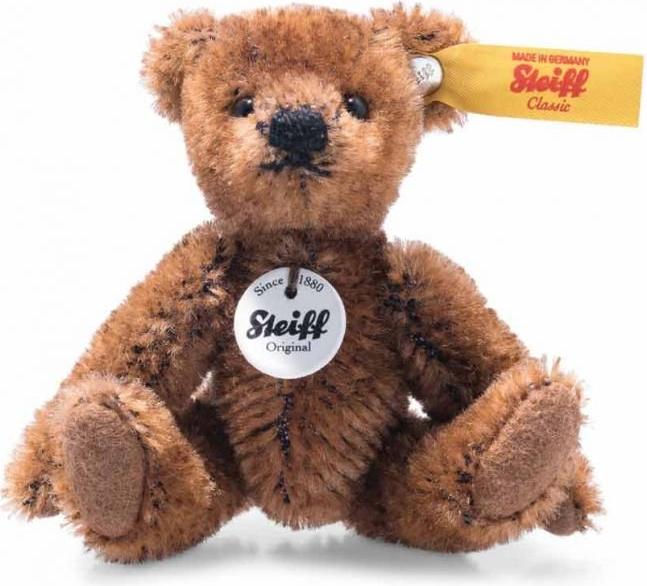 Steiff GmbH Steiff Teddybär Plüsch Mini Sammlerstück braun 9 cm - Kuschelbär 028151