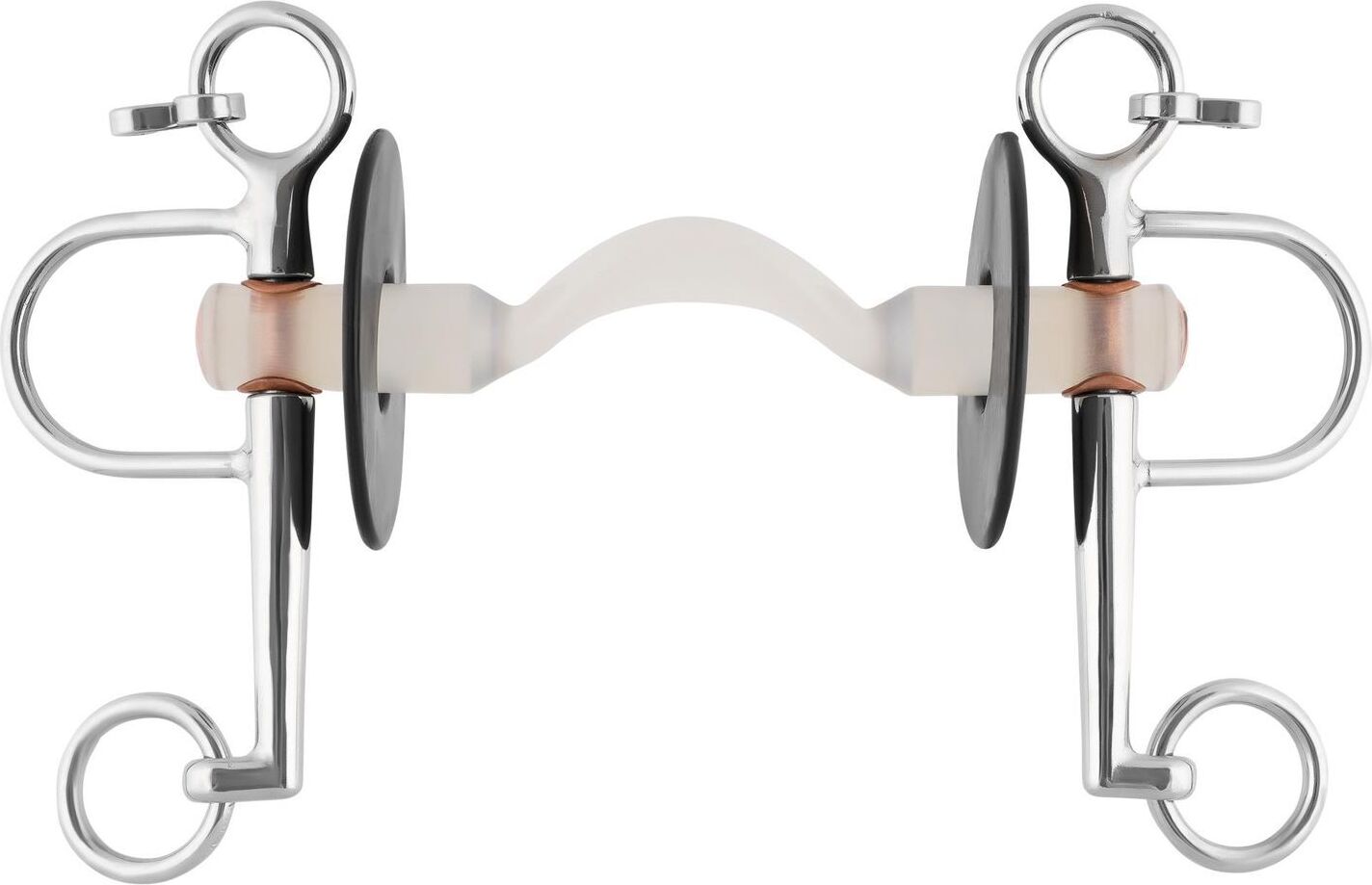 HS Sprenger Sprenger Nathe Pelham 20 mm mit harter Stange Zungenfreiheit und langen Anzügen, Größe:125 mm Spre-4208612500