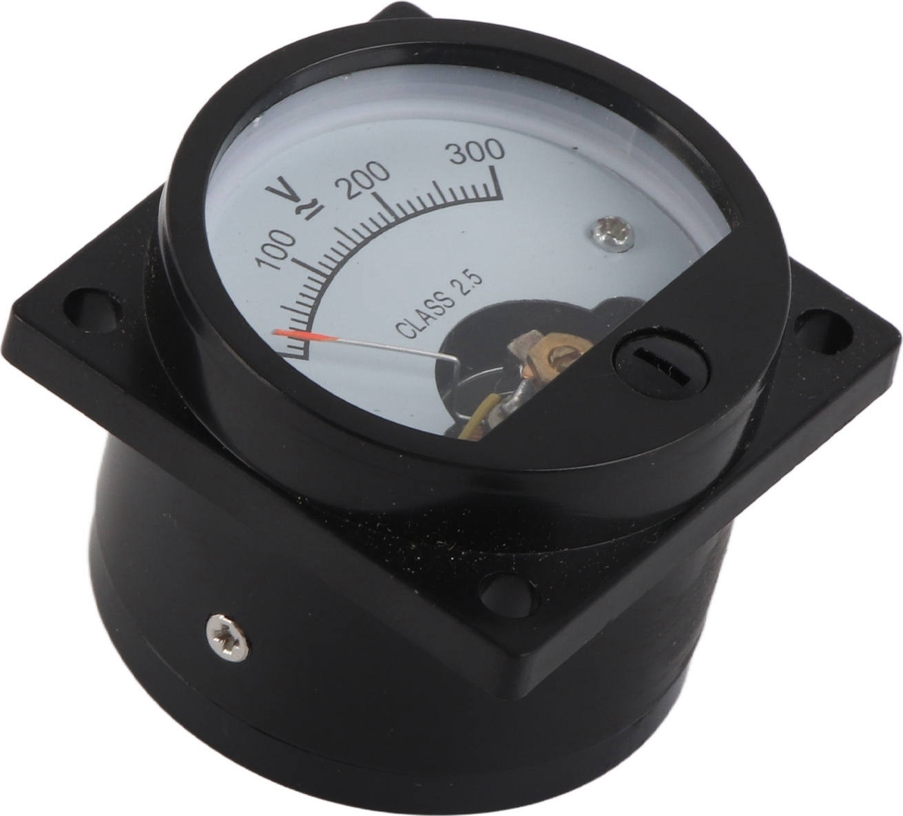 Cocosity Round Voltmeter,Round Panel Meter,Analog Dial Panel Meter,Voltmeter SO‑45,ABS Voltage Meter,Voltmeter Gauge Tool SO-45