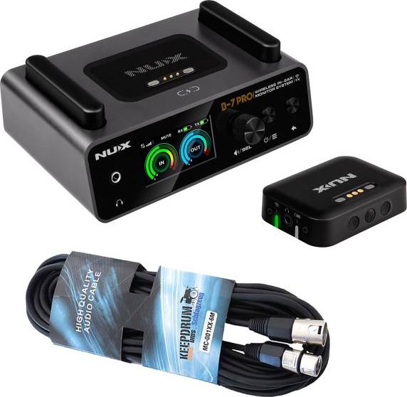 Nux In-Ear-Monitoring-System B-7 Pro mit Kabel b7pro-xlr