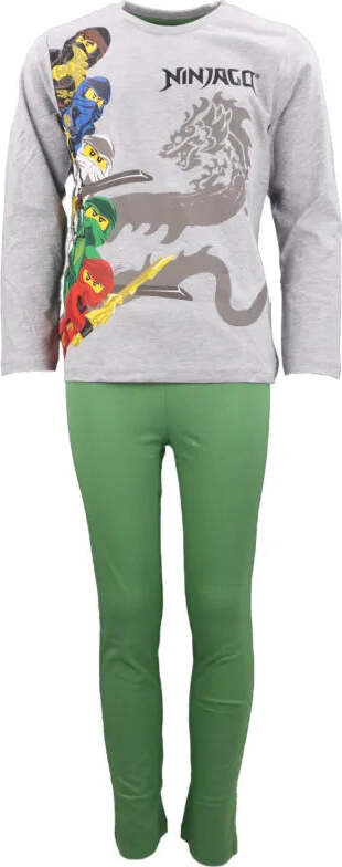 LEGO® Ninjago Kinder lang Pyjama – Grau / 98