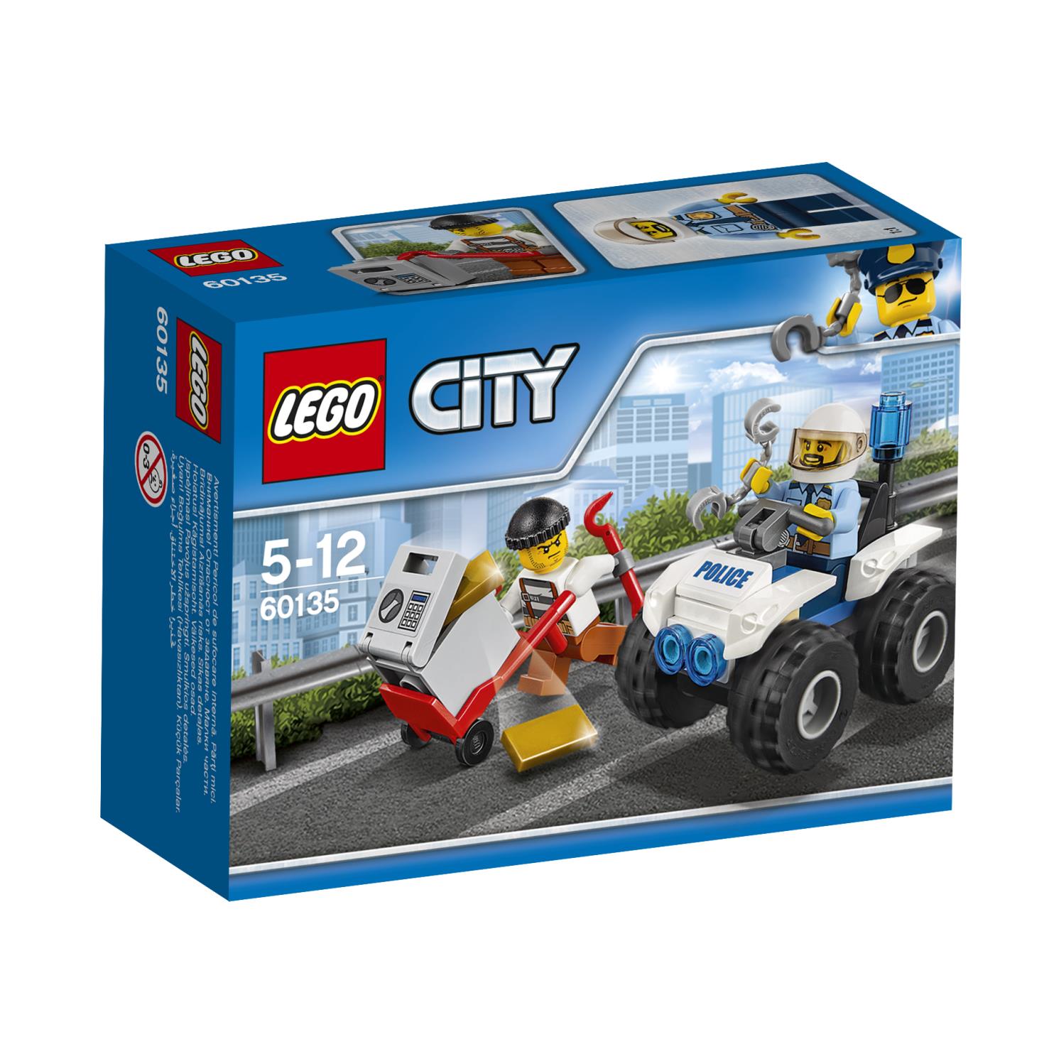 LEGO City ATV Arrest, Stavebnica, 5 rok / roky, 47 kusov, 70 g