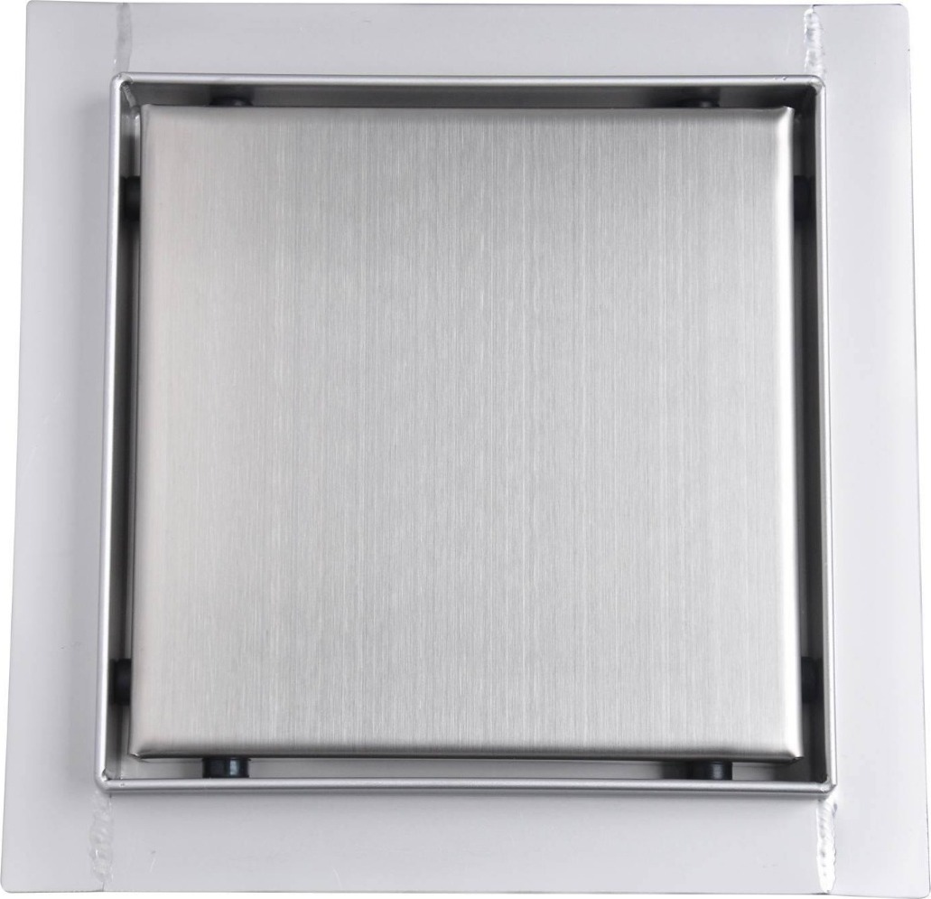 Canalina Per Doccia Quadrata, 15 X 15 Cm, Sifone 360° Con - 3