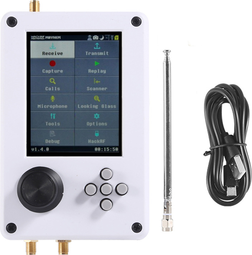 Aibecy H2 Softwaredefiniertes Radioempfänger-Set Tragbarer Radiosignalempfänger 3,2-Zoll-Radioempfänger mit digitalem Display