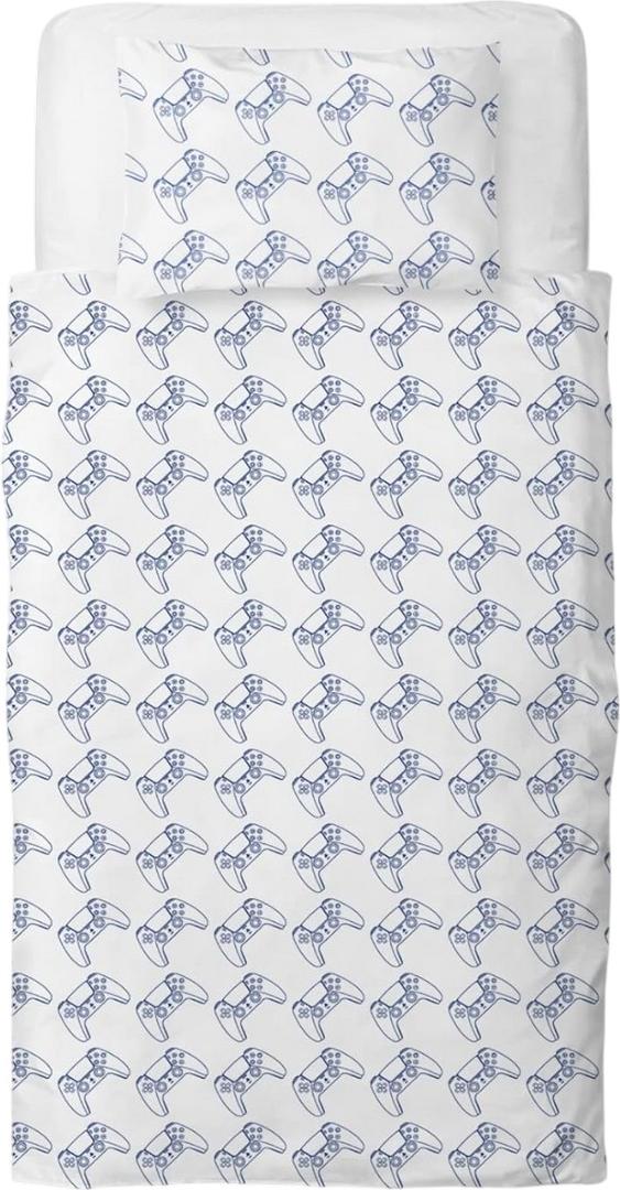 Sony Playstation - Spiel-Controller Bettwäsche, wendbar TC617 (Einzelbett) (Blau) UTTC617