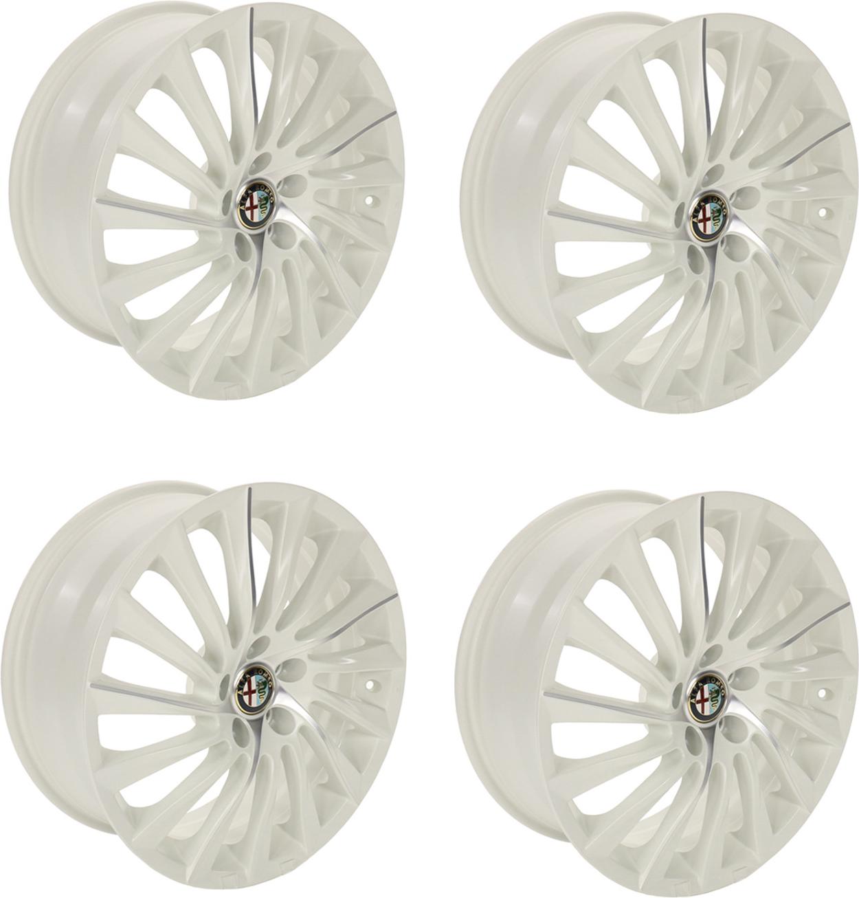 Original Alfa Romeo Leichtmetallfelgen Set Alufelge 18" Zoll weiß 50903314