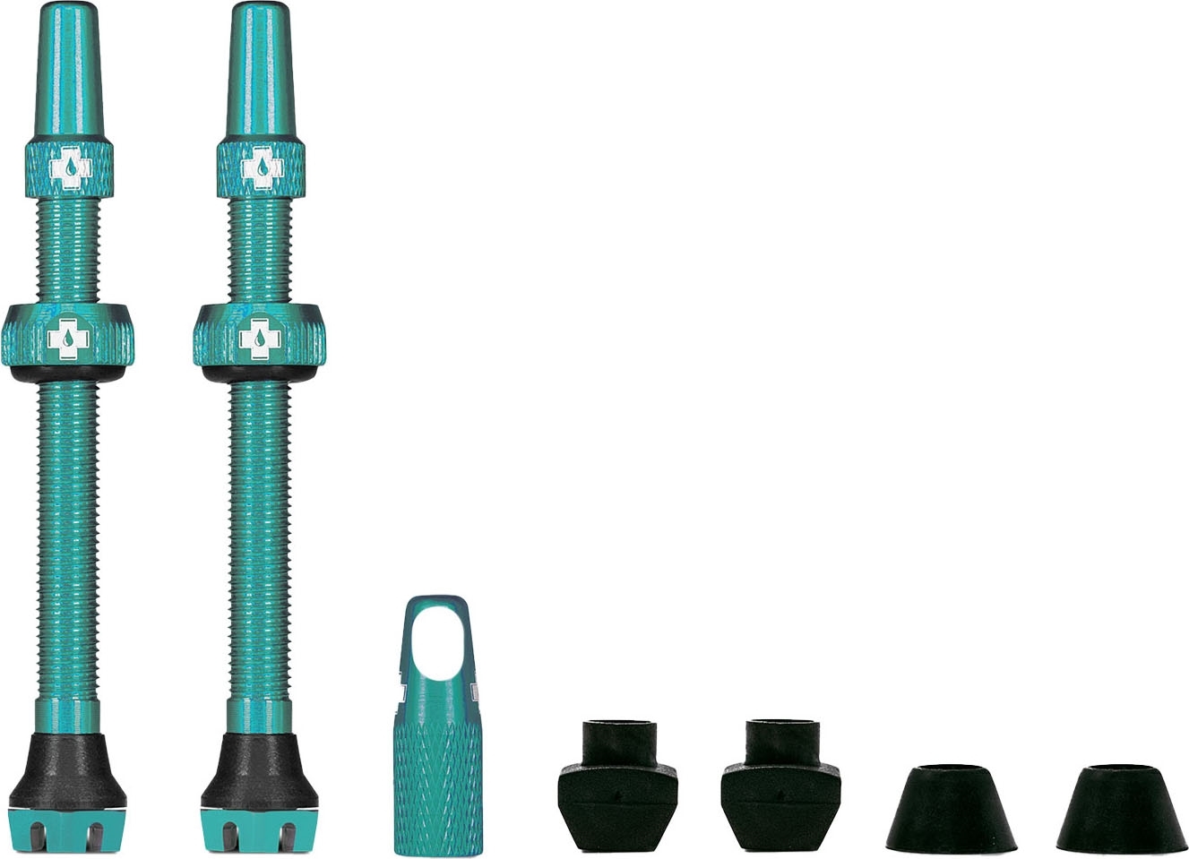 Muc-Off Muc Off Fahrradventil Valve Kit V2 , türkis, 80 mu-tir-2051
