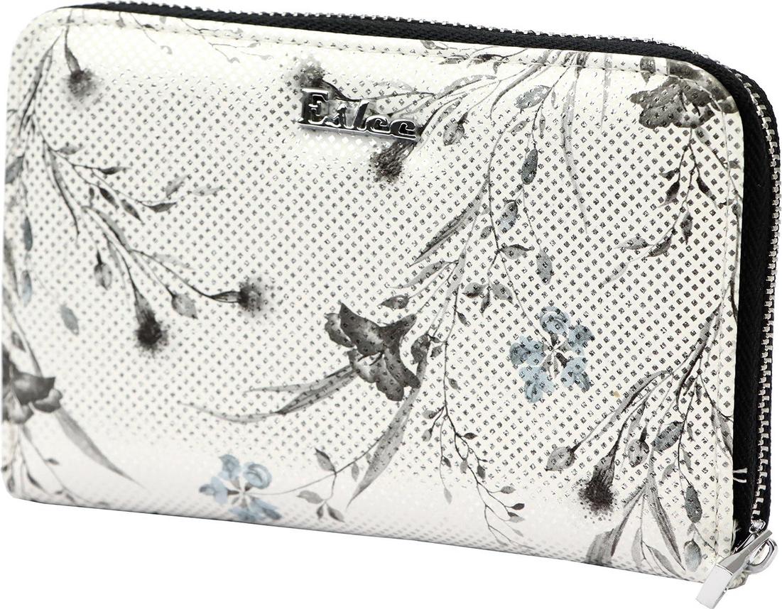 Geräumige Damen-Geldbörse aus mit Blumenmuster von Eslee
