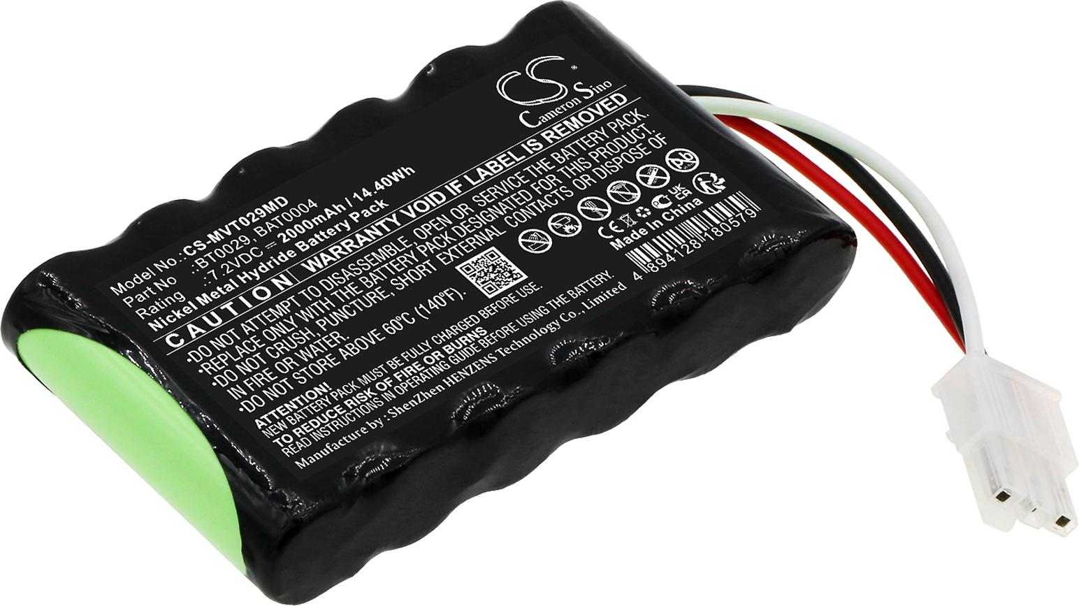 TECHTEK Akku Kompatibel mit [IMEX] APM/APM2, Nicolet Vascular, Summit Doppler, Versalab Vascular Doppler, Viasys Ersetzt 6196, für B11616, für BAT0 6196, B11616, BAT0004, BT-U029, BT0029