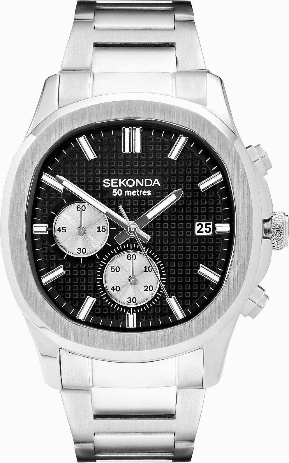 Strieborné hodinky Sekonda 30278