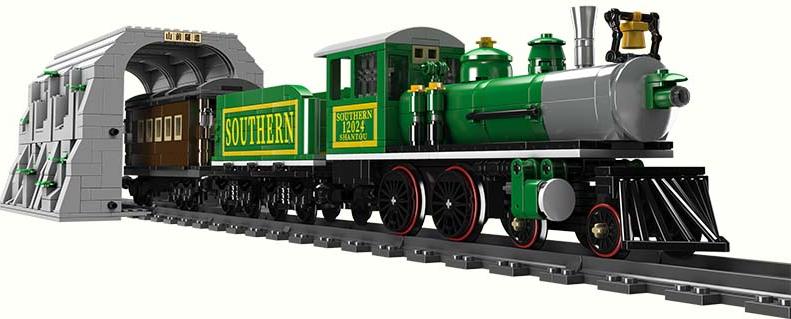 Mould King® 12024 4-4-0 Dampflokomotive