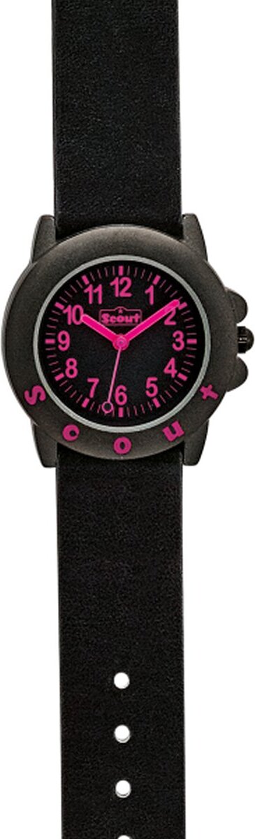Scout Kinder Uhr Lernuhr Star Kids Mädchen schwarz, pink 280393031
