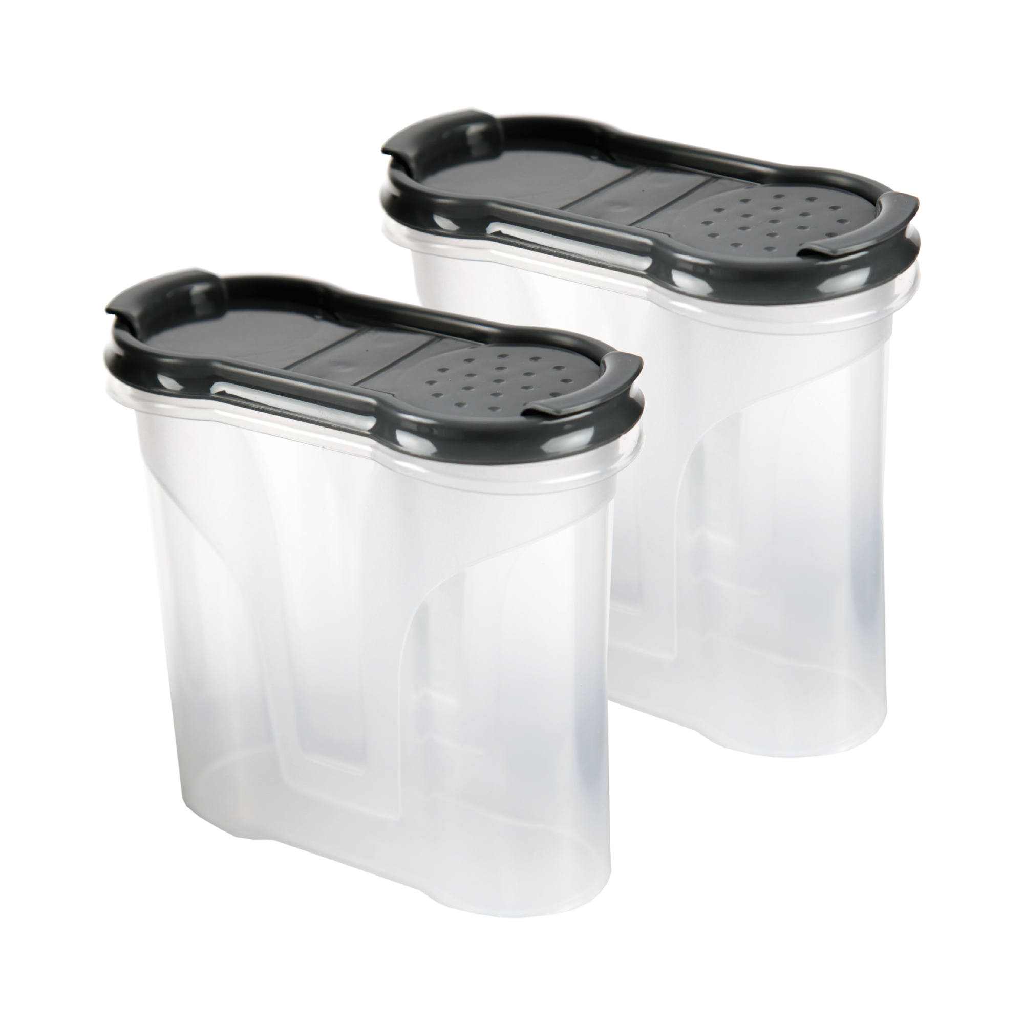 Bestlivings Gewürzdosen 300ml ( 1er Pack - Schwarz ) Aufbewahrungsboxen für Gewürze - Luftdichte Schüttdose aus BPA freien Kunststoff, Vorratsdose mit Deckel 06299