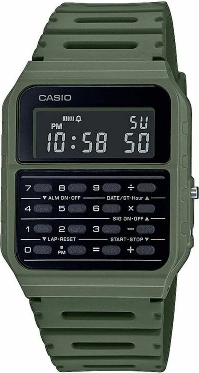 Casio Pánske digitálne hodinky Aluoch zelená One size
