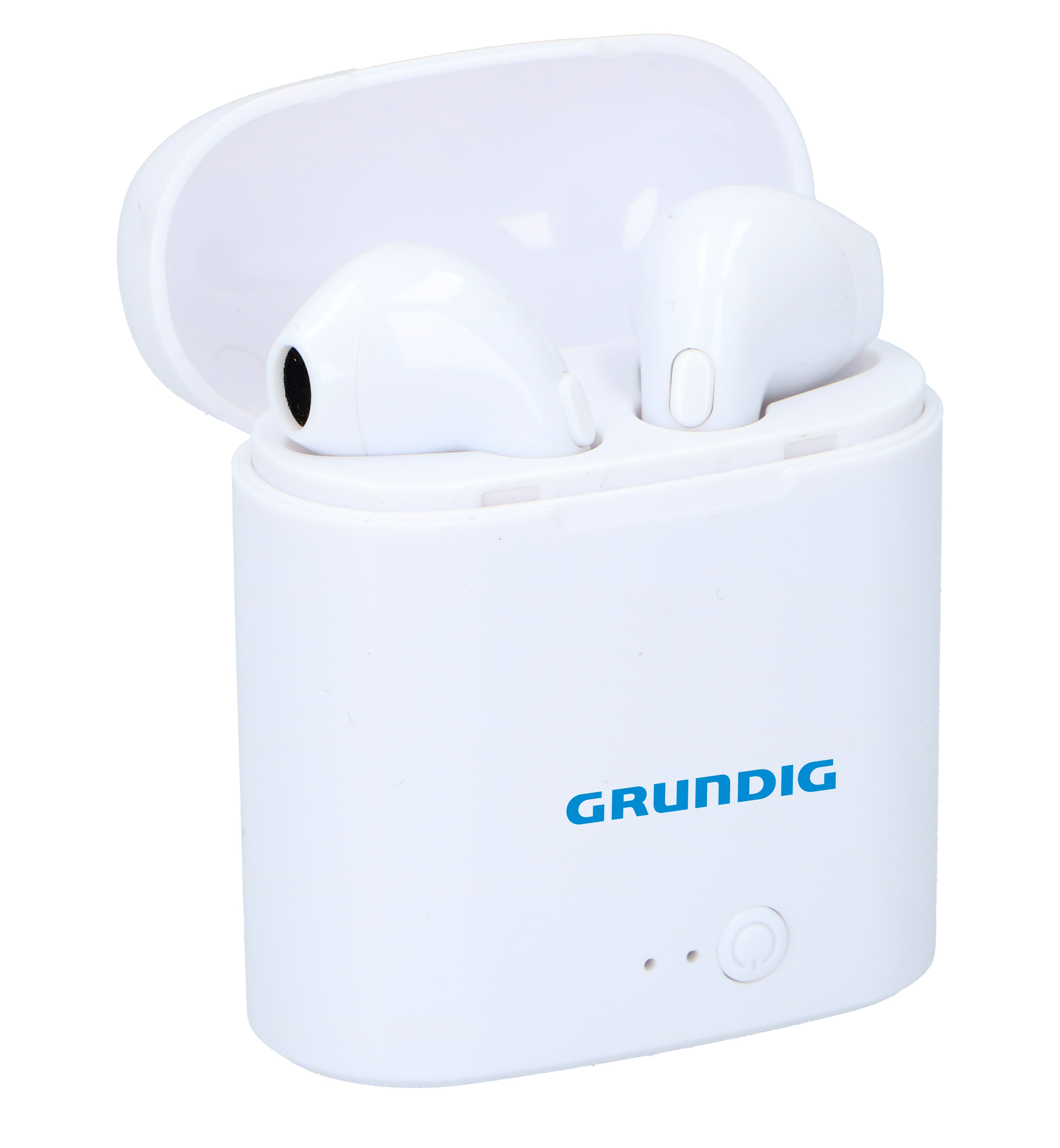 Grundig - Bezdrôtové slúchadlá do uší - Bluetooth 5.0 - Biele - s nabíjacím puzdrom a mikrofónom - Slúchadlá, slúchadlá do uší, stereo slúchadlá, slúchadlá