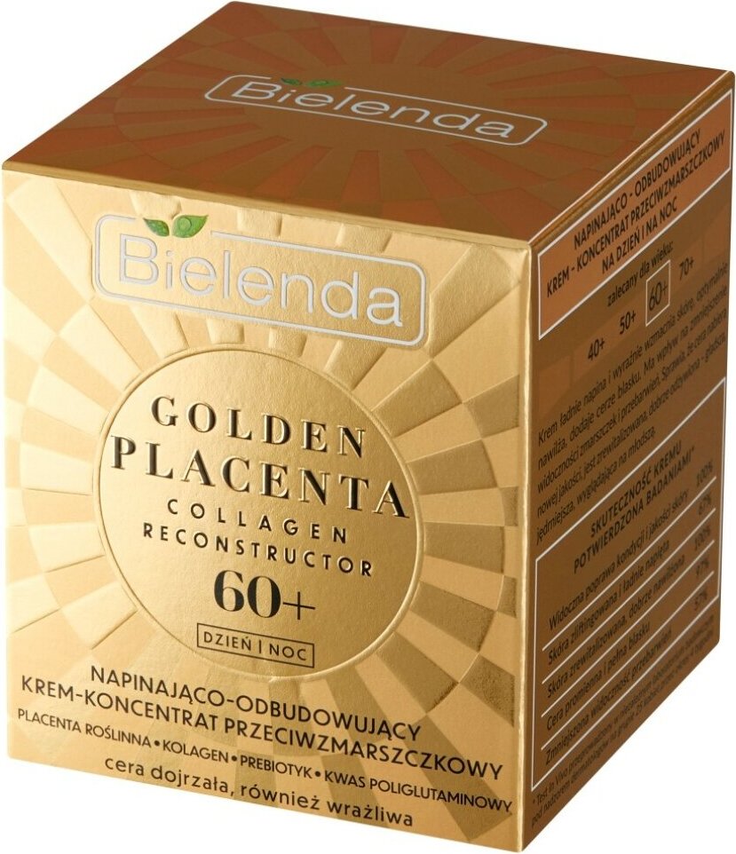 Bielenda Professional Bielenda Goldene Plazenta 60+ Straffendes, aufbauendes Anti-Falten