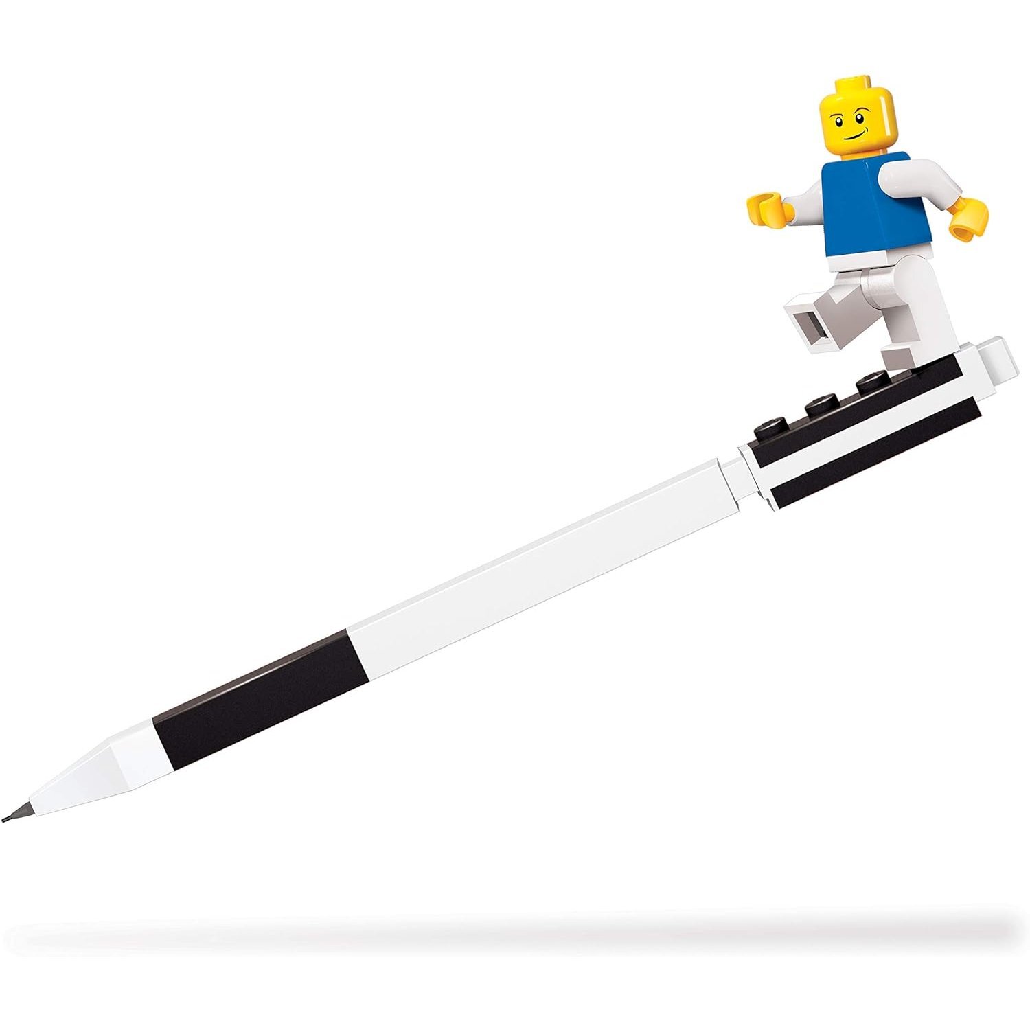 LEGO Bleistift mit Legofigur Schwarz