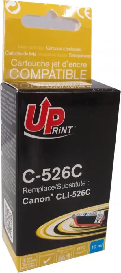 @office UPrint kompatybilny ink / tusz z CLI526C, C-526C, cyan, 10ml, z chipem