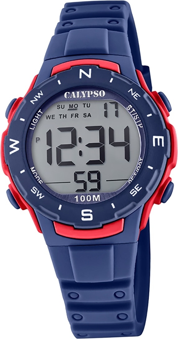 Calypso Plastové uni hodinky K5801/4 Digitálne náramkové hodinky tmavomodré D2UK5801/4