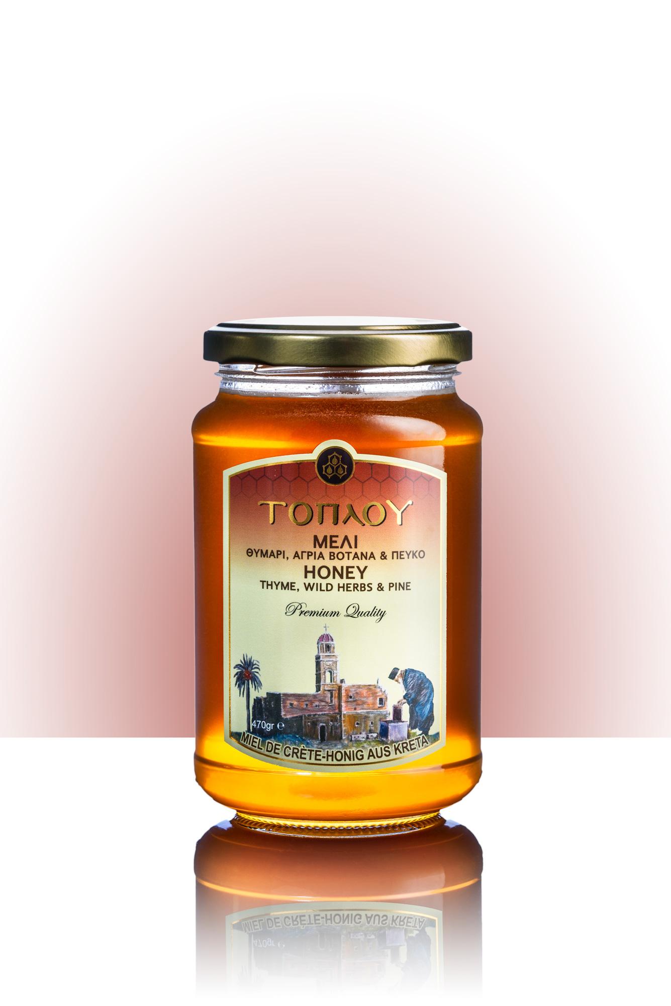 SI-MEL SAVIDAKIS & Co SI-MEL SAVIDAKIS 12201 - “Toplou” Thymian Honig 470g von Kreta HO12201