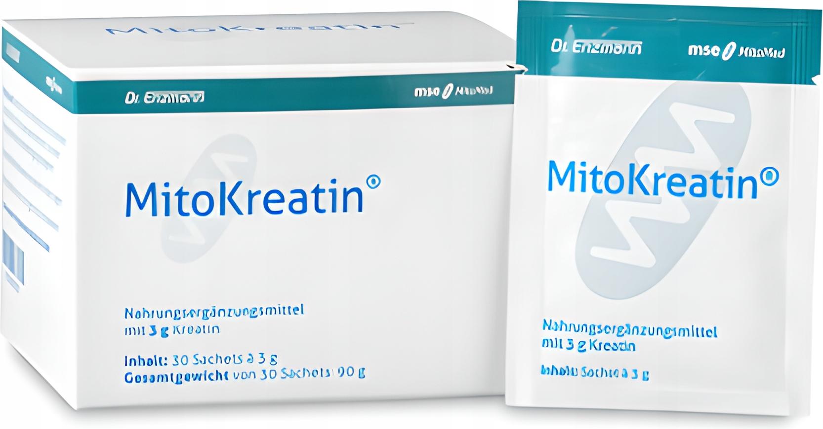 Mito-Pharma Dr. Enzmann MitoKreatin - Kreatin-Monohydrat - Reines Kreatin 3 Gramm BI9616