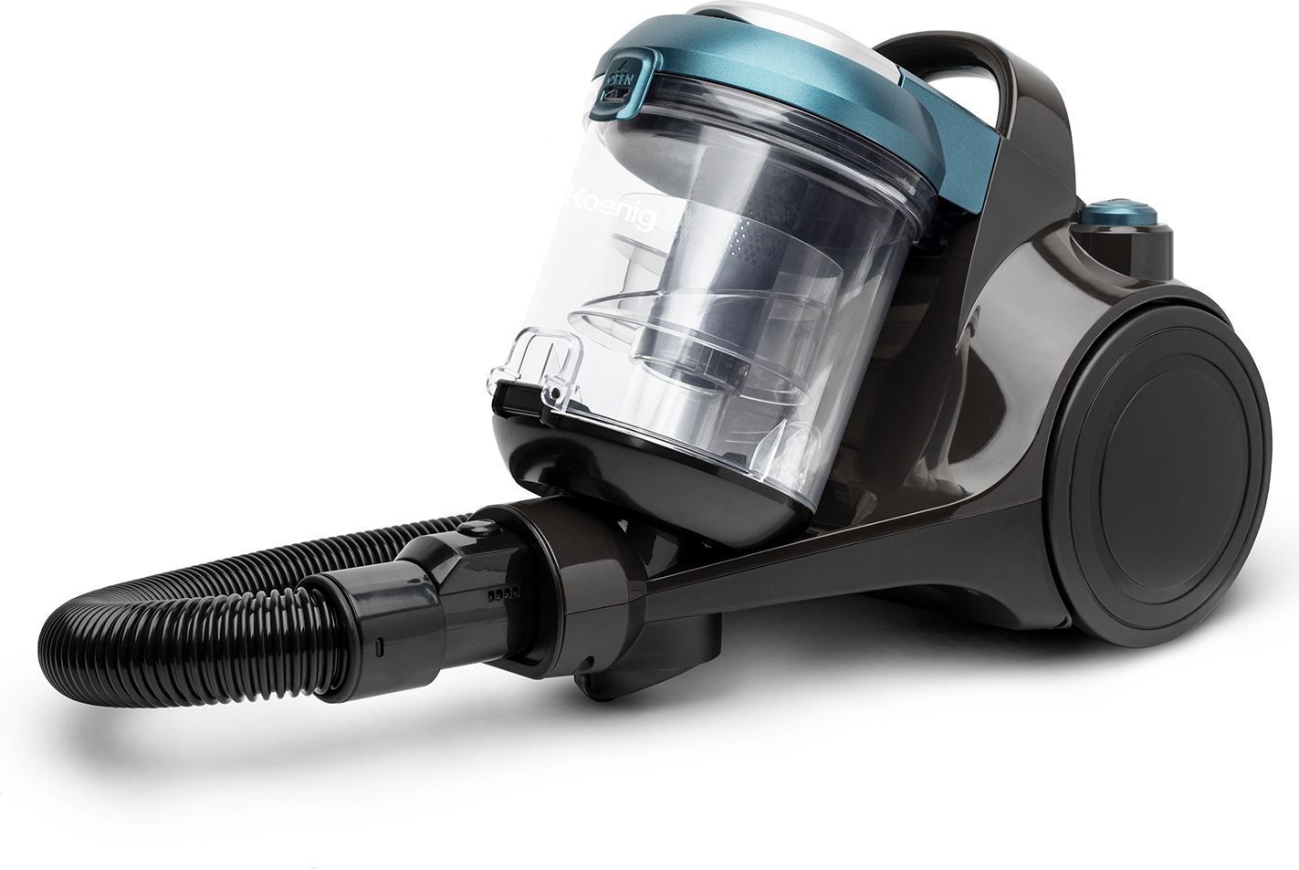H.Koenig STC62, vysávač, modrý, 850 W, 2,5 l, 79 decibelov