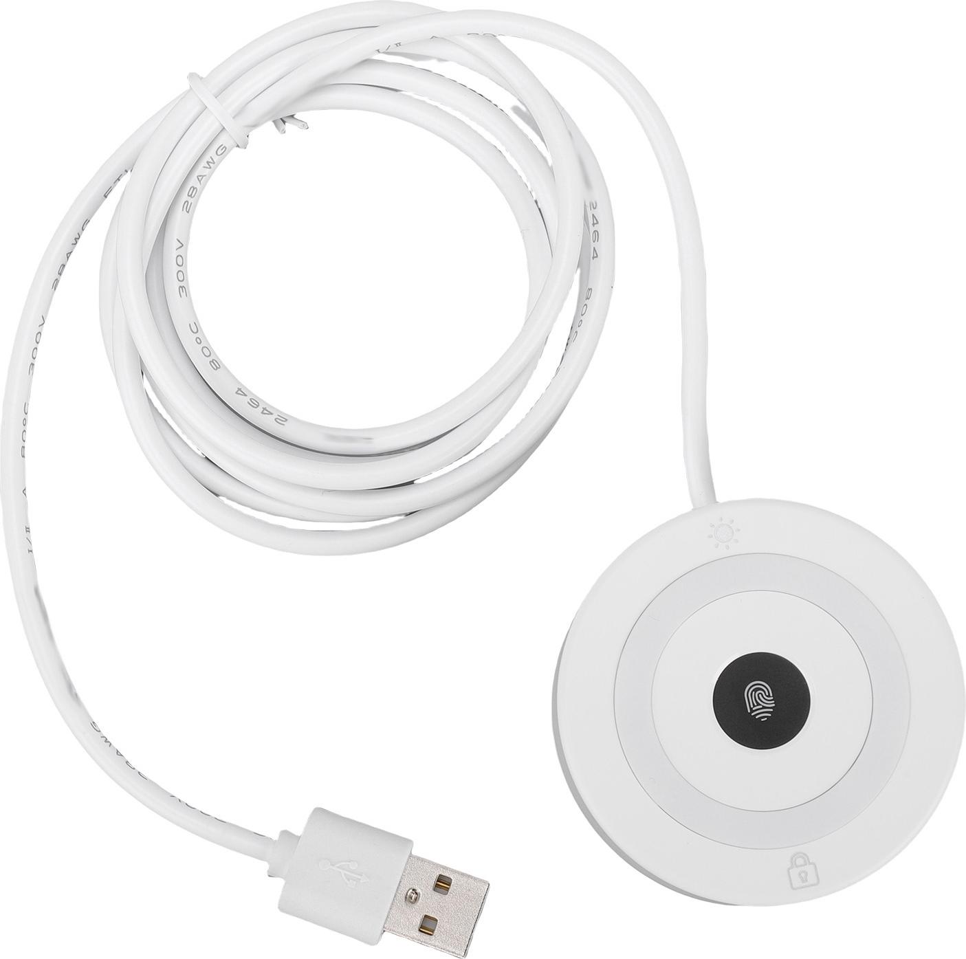 Gistuch USB-Fingerabdruckleser, Unterstützung für Windows 10, 11, PC, Laptop, Anmeldung ohne Passwort, Kleiner Scanner-Recorder, 360-Grad-Touch-Steuerung, tra