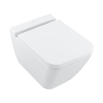 Wand-WC FINION tief, 375 x 560 mm, spülrandlos, DirectF weiß VILLEROY & BOCH 4664R0R1